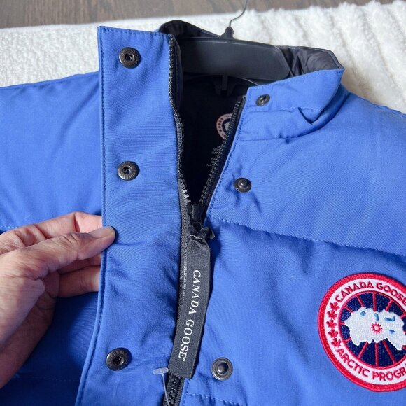 CANADA GOOSE Freestyle Crew Down Vest PBI ROYAL BLUE Womens Size XL - AU… - Picture 4 of 14